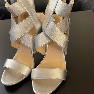 Silver heels